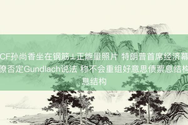 CF孙尚香坐在钢筋⊥正能量照片 特朗普首席经济幕僚否定Gundlach说法 称不会重组好意思债票息结构
